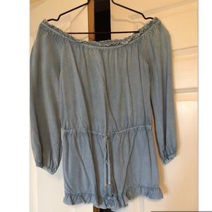 Chambray romper